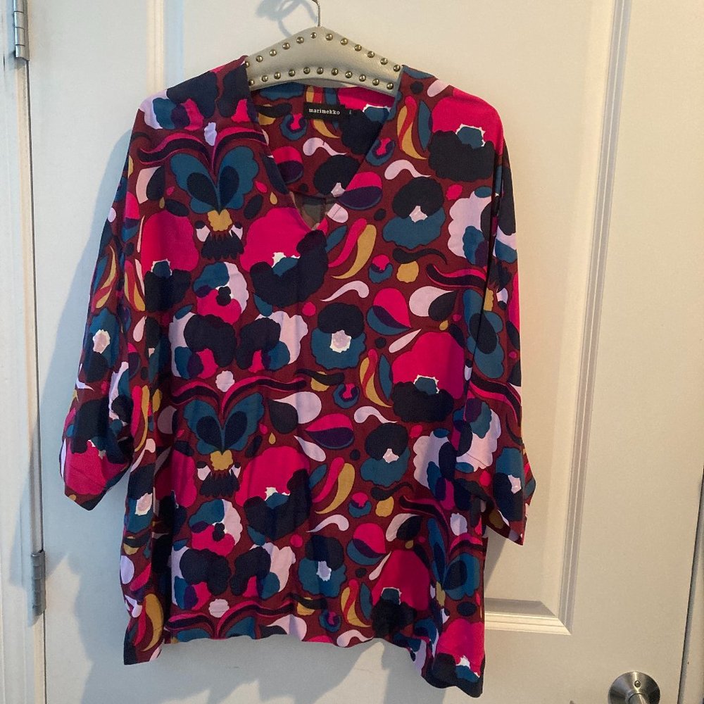 Marimekko Multicolor Floral Top